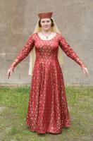  Medieval Castle lady in a dress 1 